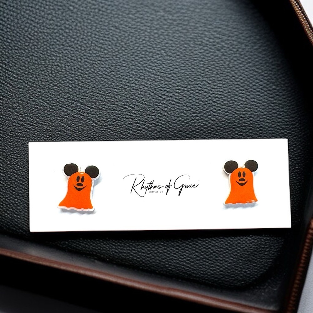 π Hauntingly Cute Halloween Stud Earrings β Spooktacular Styles Await! π» NWT - Picture 8 of 16